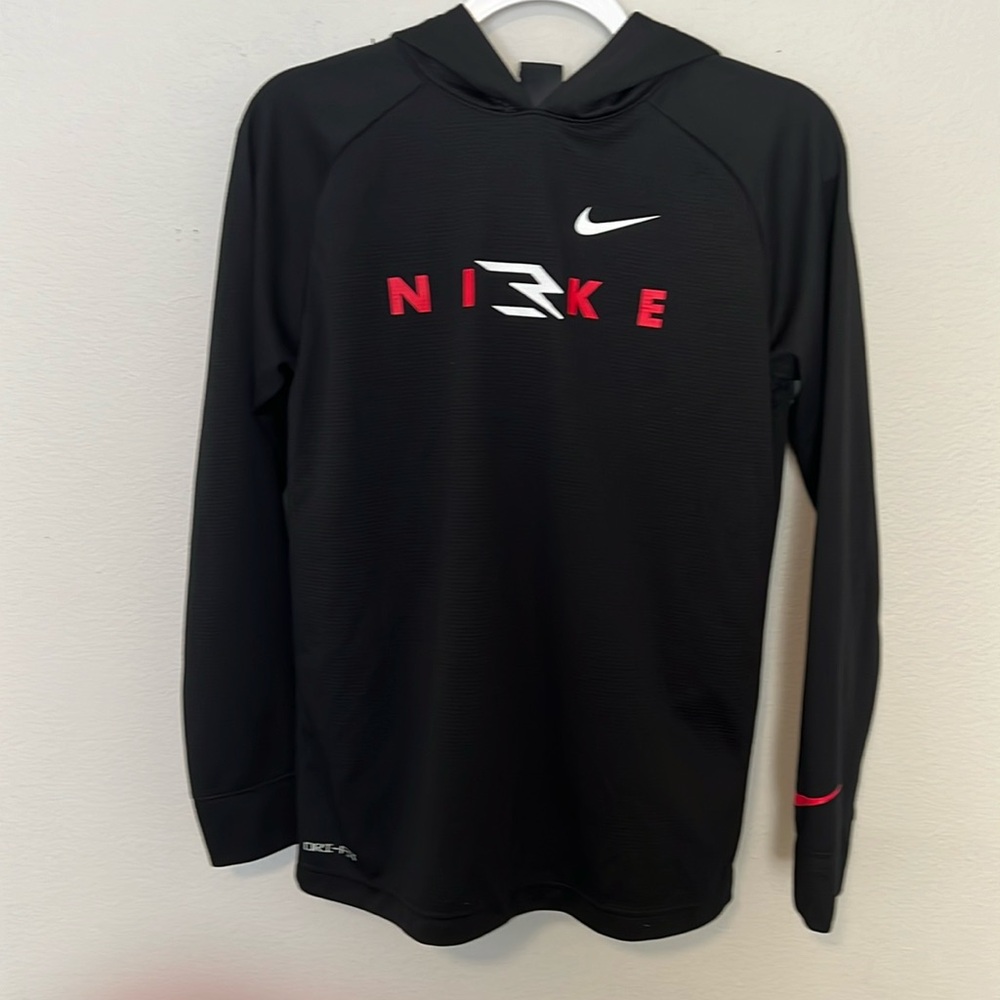 Nike waffle knit hooded pullover kids XL